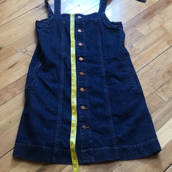 - Madewell Denim Tie-Strap Mini Dress - Picture 9 of 12